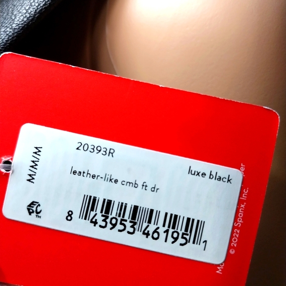 Spanx Faux Leather Sheath Dress, NWT, Size M - Picture 8 of 13